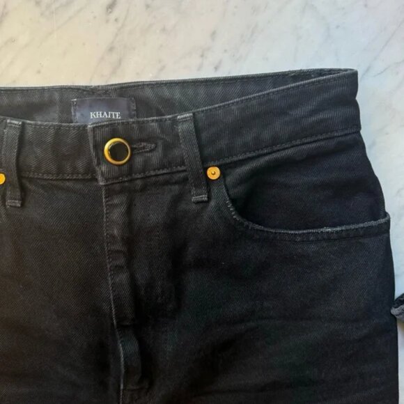 Black Khaite Jeans - high rise - Picture 1 of 5